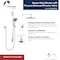 Keeney Mfg Shower Faucet Kit, Polished Chrome, Wall KIT-QUA130CCP - alternate 6
